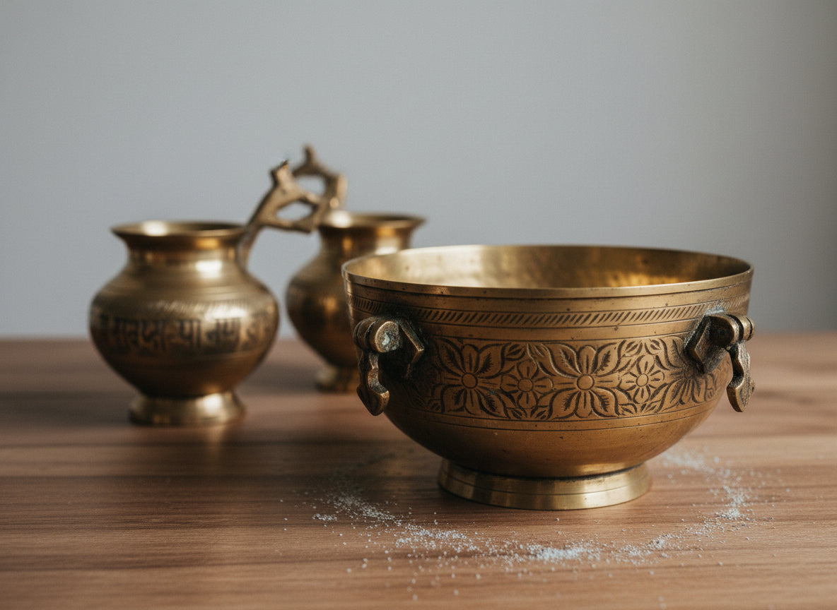 Homa Kundam & Ritual Vessels