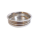 Aluminium Bowl with Embossed Ridge Design, image 1