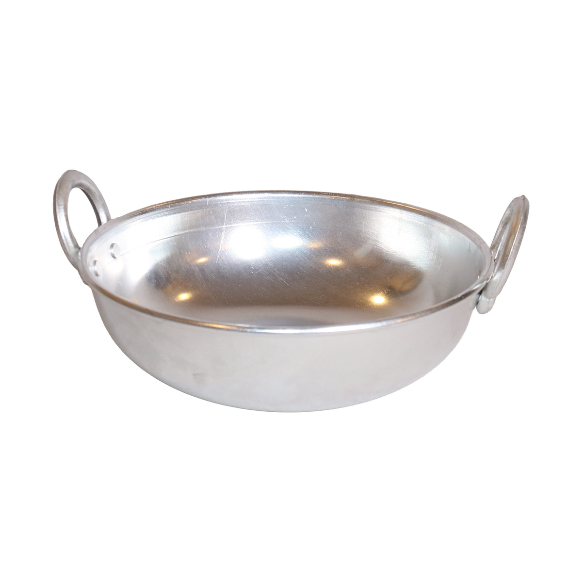 Aluminium Kadai with Polished Finish, image 1