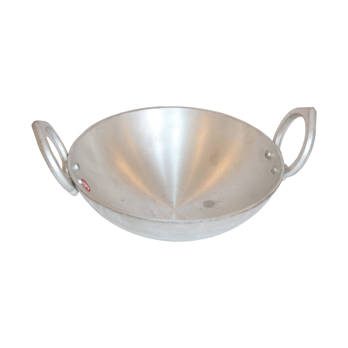 Aluminium Kadhai with Riveted Handles, image 1