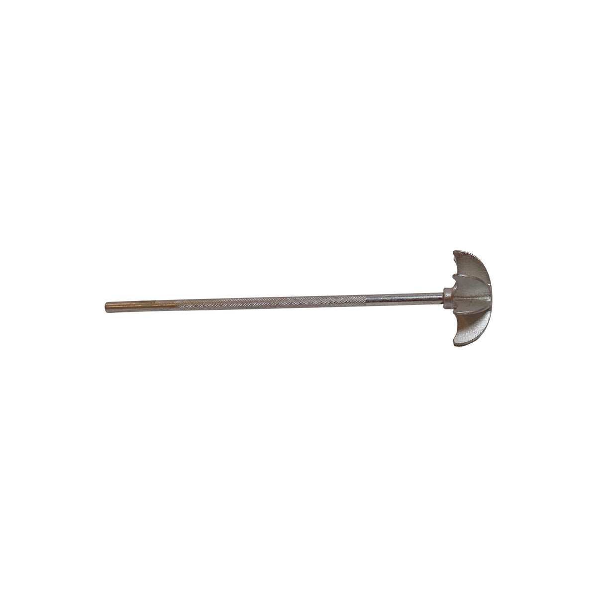 Aluminium Stirring Rod with Flanged Semi-Circular Head, image 2