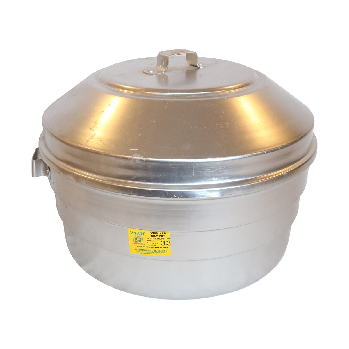 Aluminum Idli Cooker with Twelve-Cavity Tray, image 3