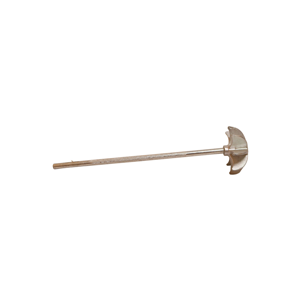 Aluminum Mixing Rod with Multi-Blade Impeller Head, image 1