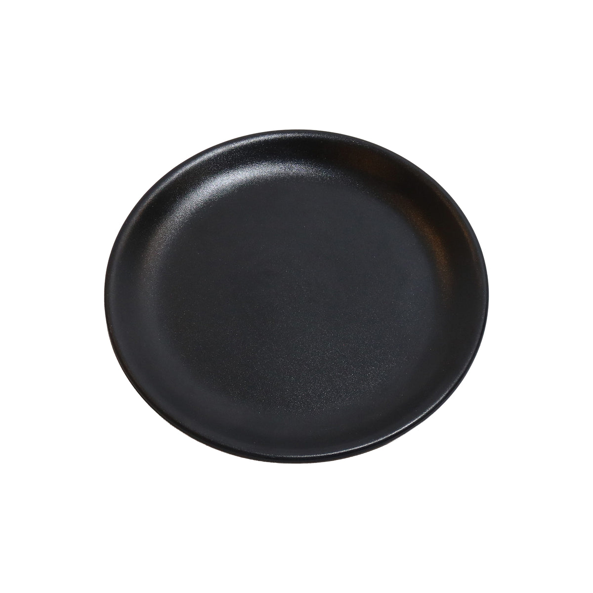 Black Ceramic Half Plate, image 2