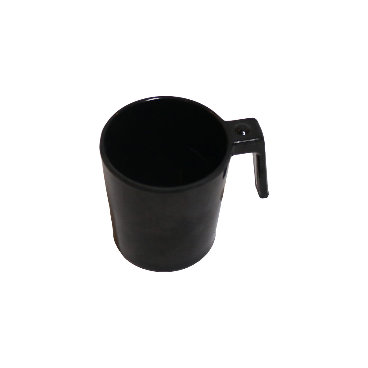 Black Plastic Cup & Saucer, image 2
