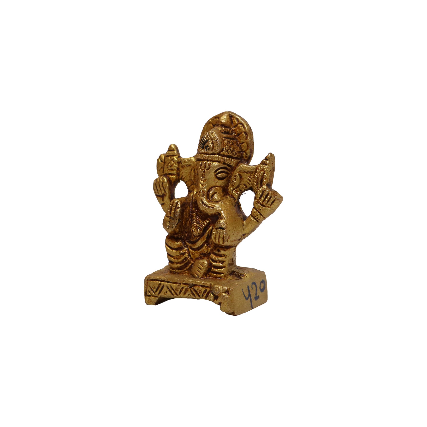 Brass Ganesha Vigraham, image 2