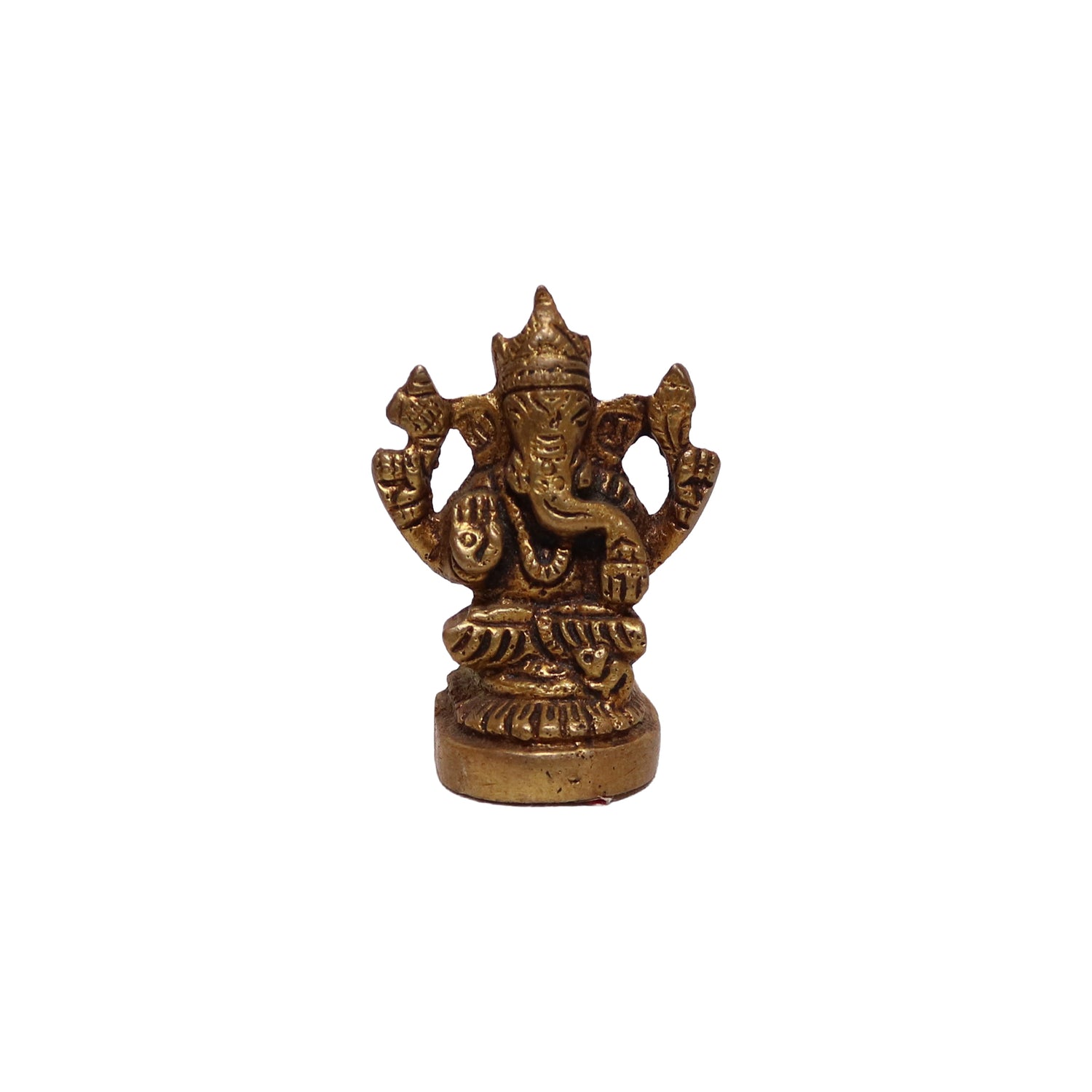 Brass Ganesha Vigraham, image 1