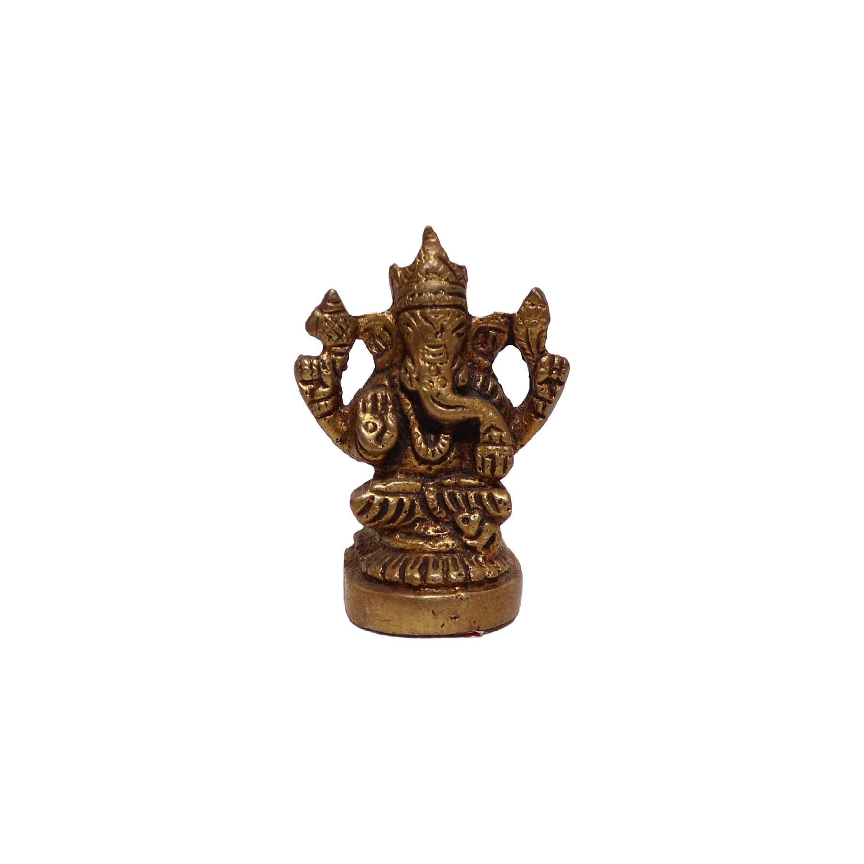 Brass Ganesha Vigraham, image 1
