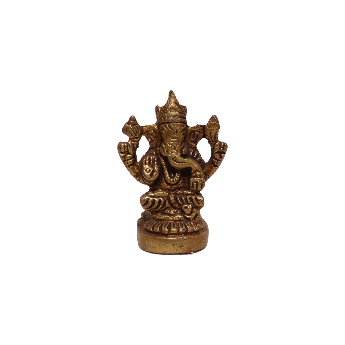 Brass Ganesha Vigraham, image 1