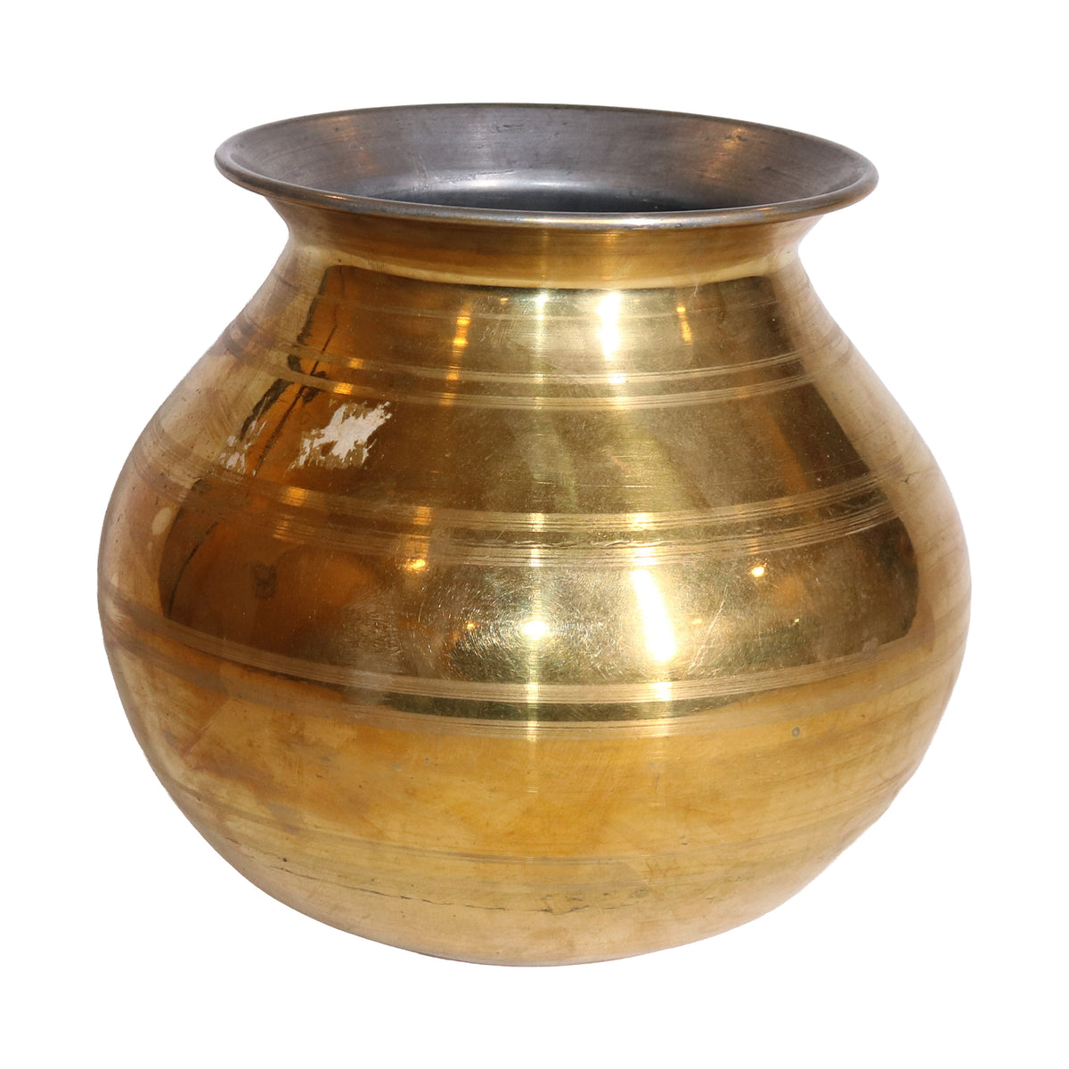 Brass Gundu Vava Pot, image 1