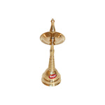 Brass Kerala Kuthu Vilaku Oil Lamp, image 1