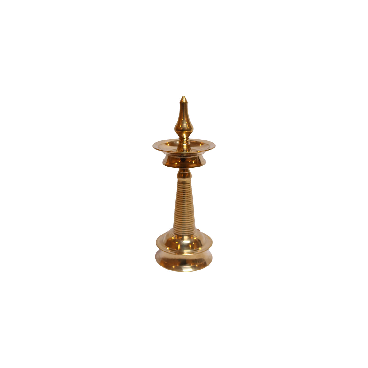 Brass Kerala Kuthu Vilaku Oil Lamp, image 1