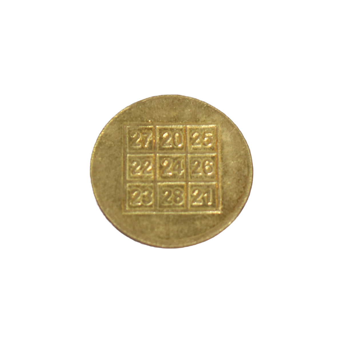 Brass Kubera Coin, image 2