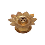 Brass Lotus Incense Burner Stand, image 2
