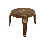 Brass Mukkali Stool, image 1