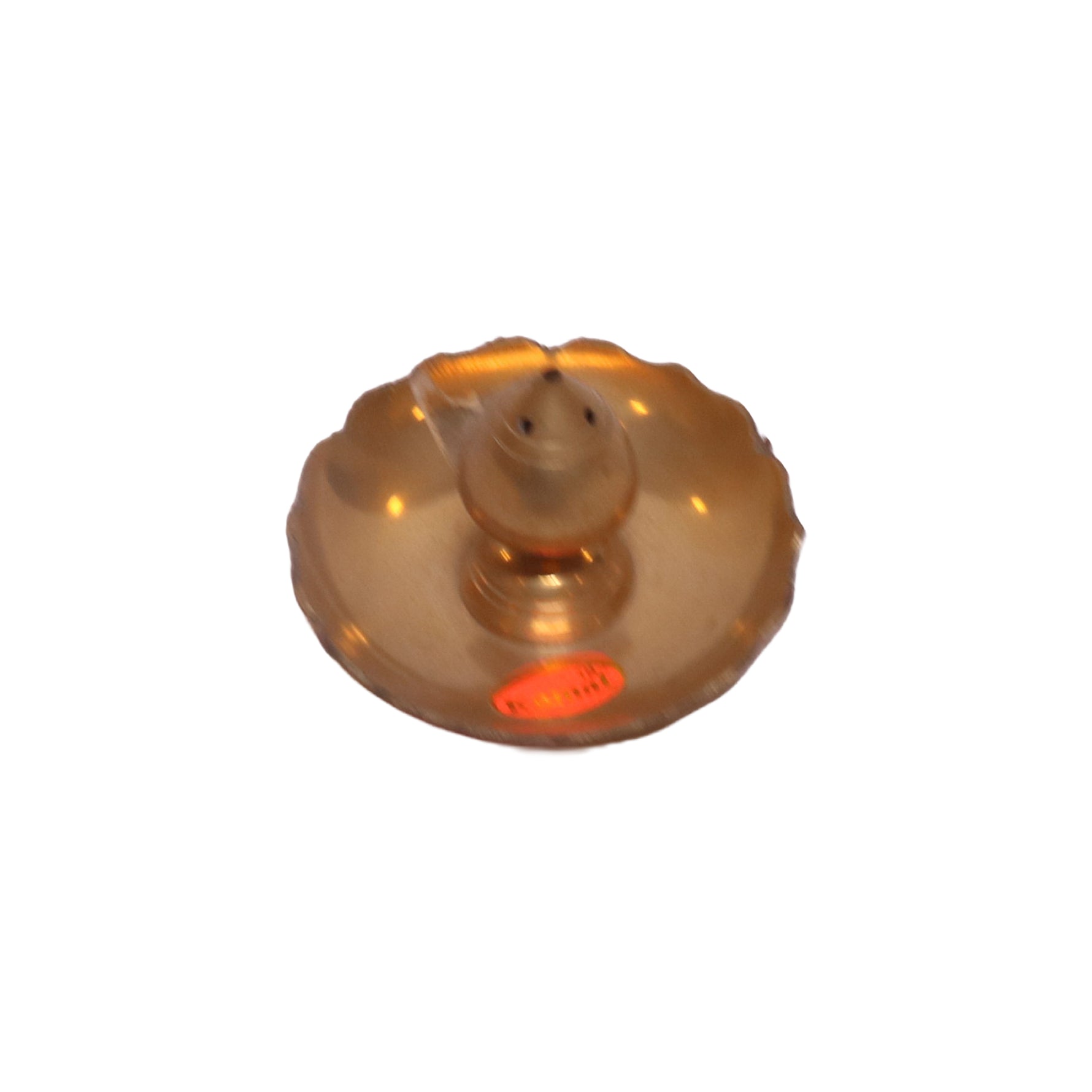 Brass Pathi Incense Holder Stand, image 2