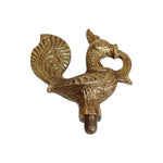 Brass Rooster Lamp Finial, image 1