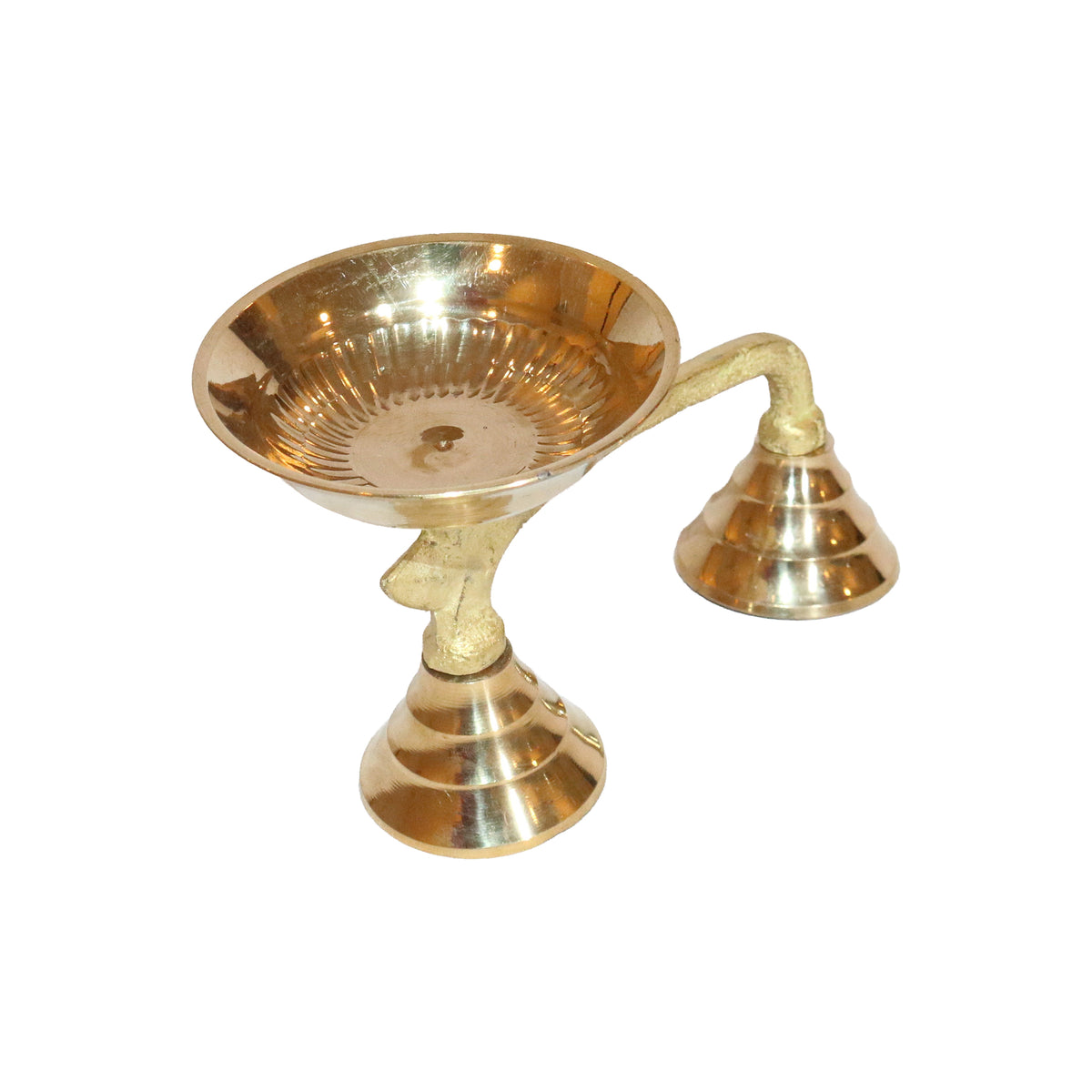 Brass Thoopakal Oil Lamp, image 4