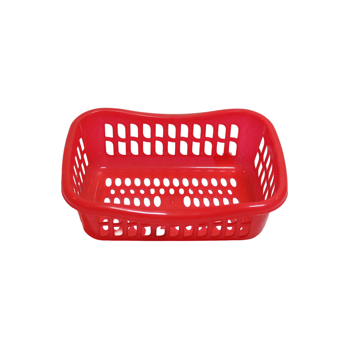 Brio Red Plastic Storage Basket, image 1