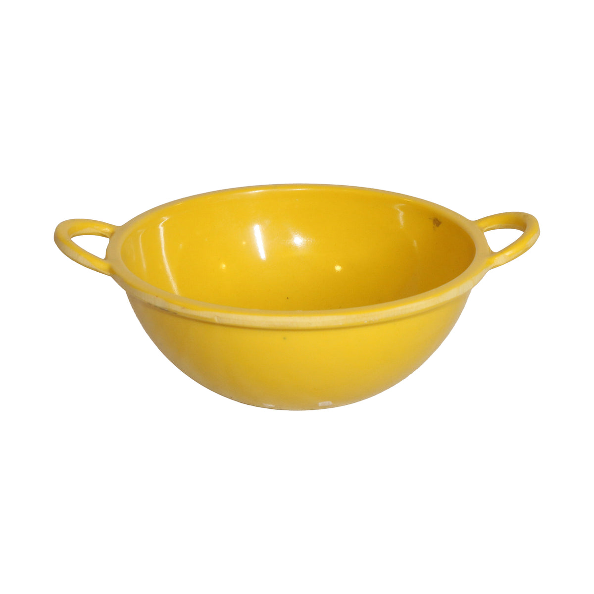 Ceramic Kadai Small Round Bowl with Loop Handles, image 1