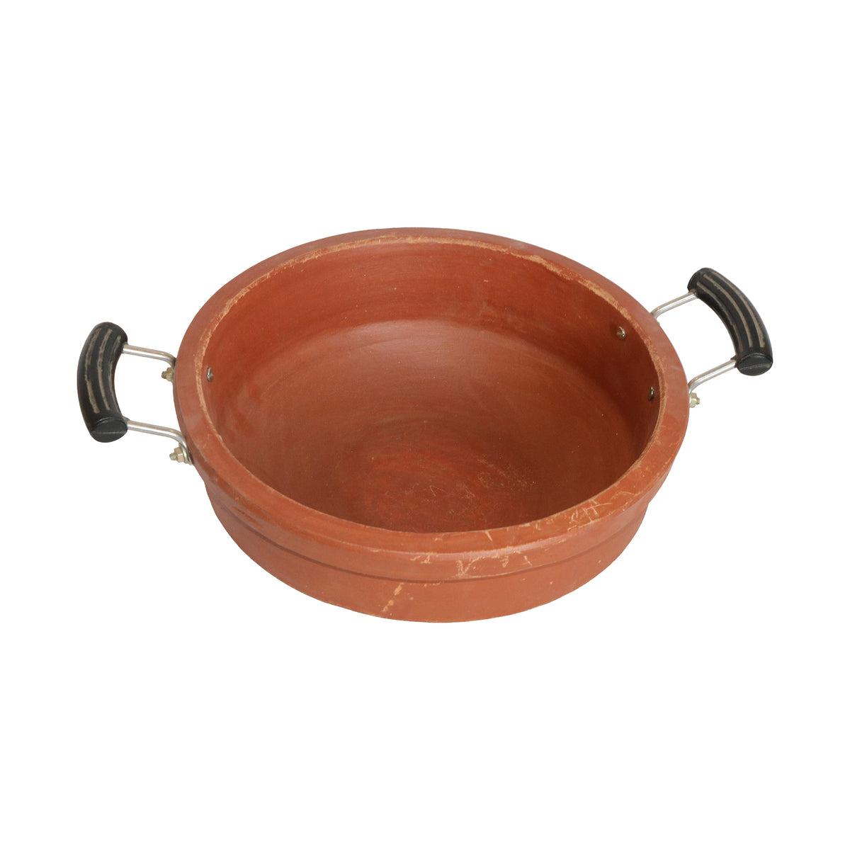 Clay Kadai with Metal Handles, image 2