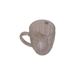 Clear Glass Barrel Mug, image 2