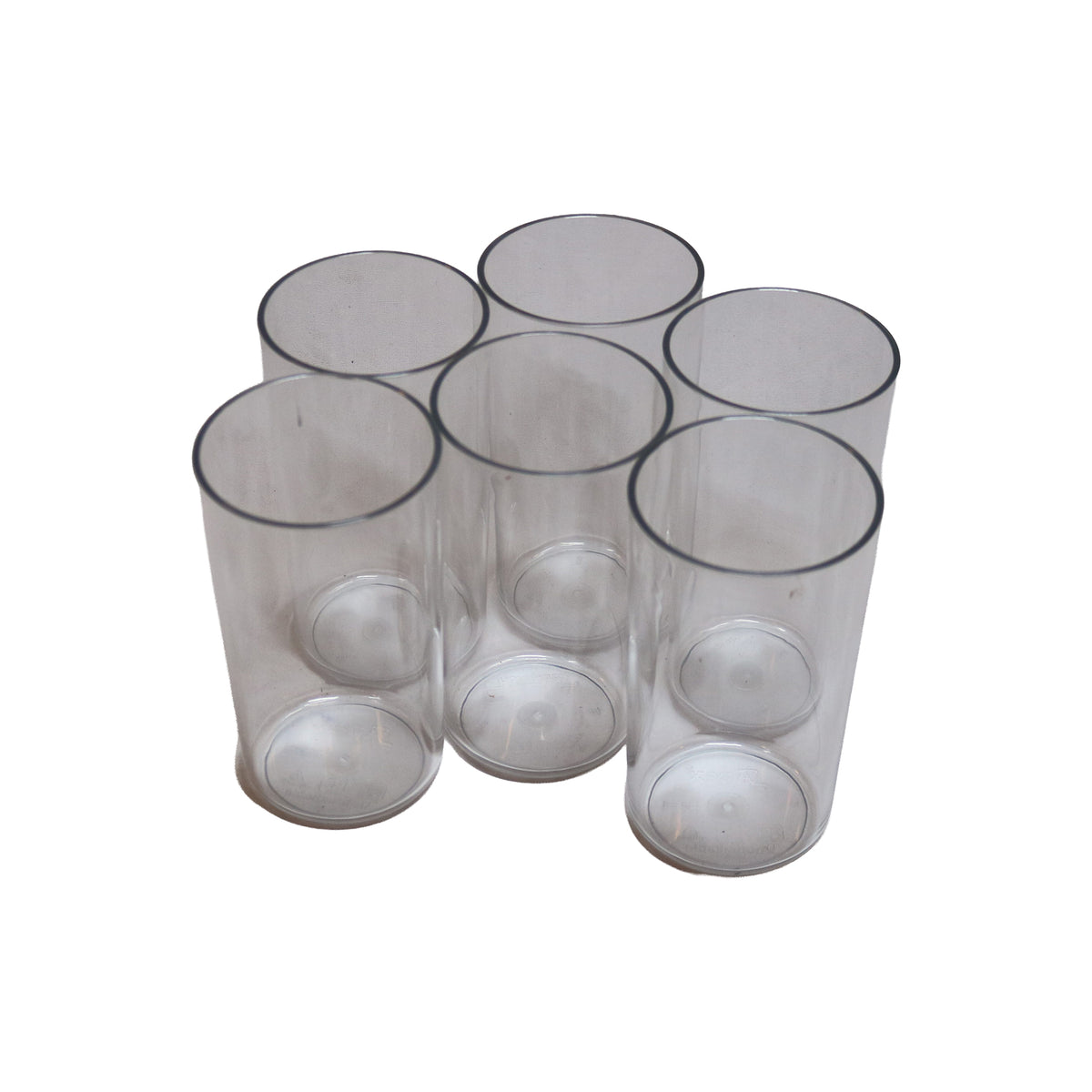 Clear Plastic Drinking Glasses, image 1