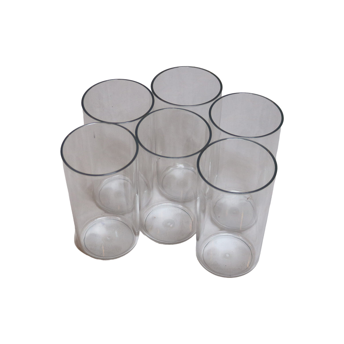 Clear Plastic Drinking Glasses, image 2