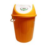 Dil Decoplast 50 Litre Orange Plastic Swing Bin, image 2