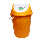 Dil Decoplast 50 Litre Orange Plastic Swing Bin, image 3