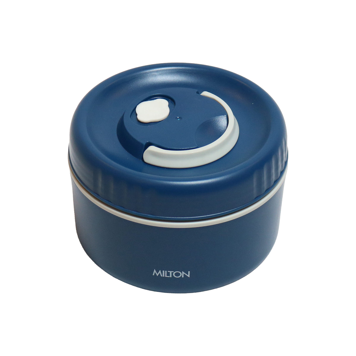 Milton Dark Blue Plastic Tumbler with Folding Handle Lid, image 2