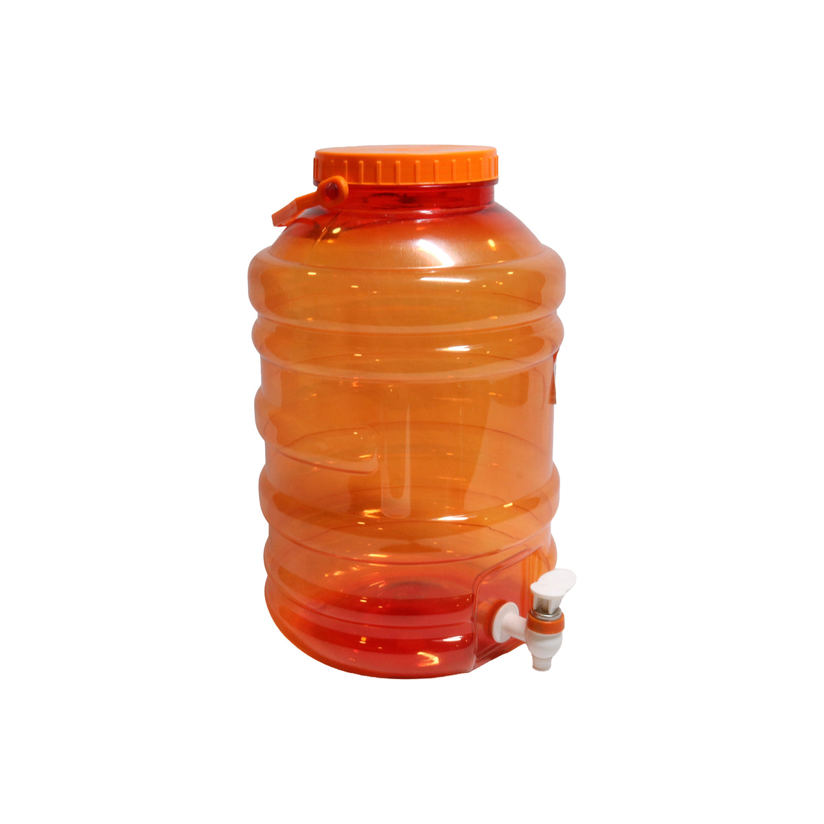 Orange PET Water Container, image 1