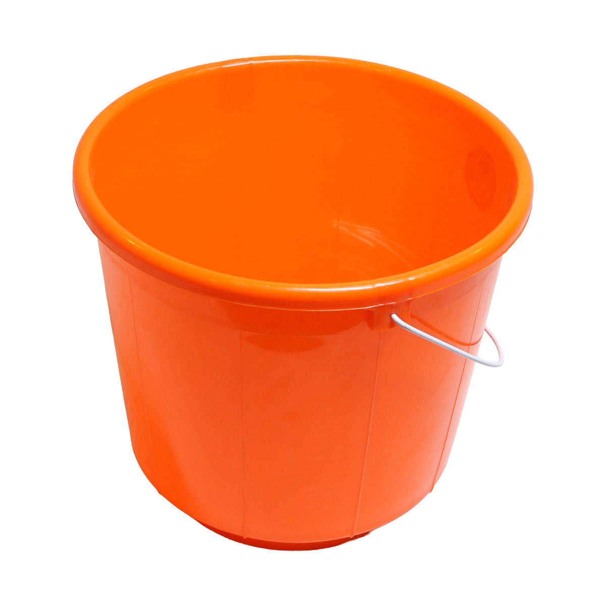 Orange Plastic Bucket, image 2