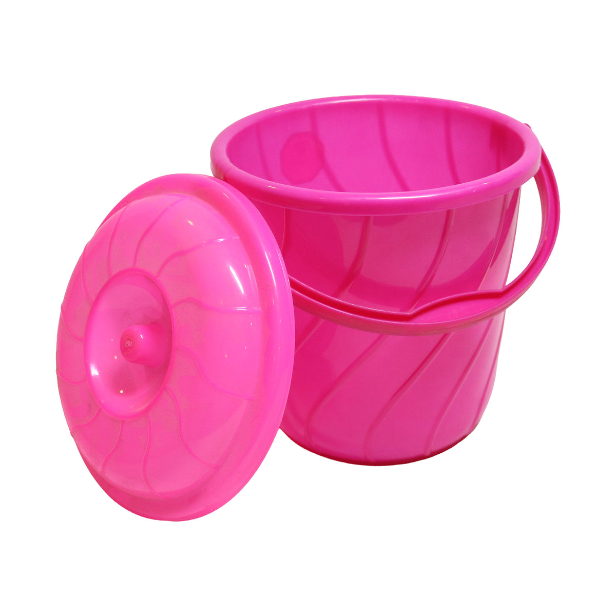 Plastic Bucket with Lid, image 1