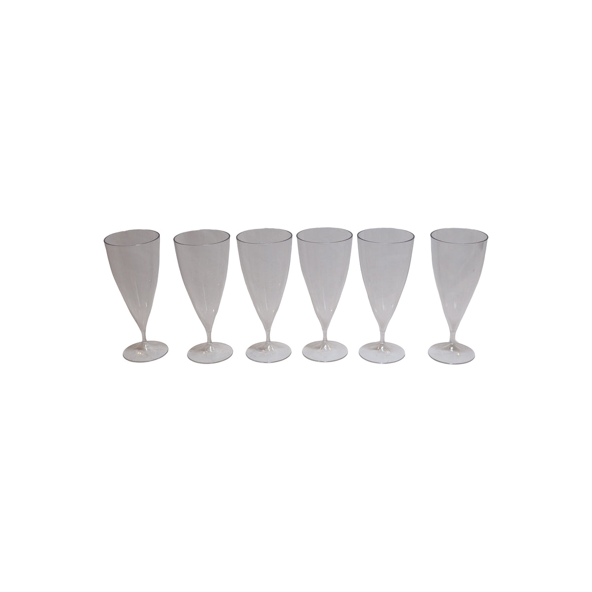 Plastic Champagne Flute Glass, image 1