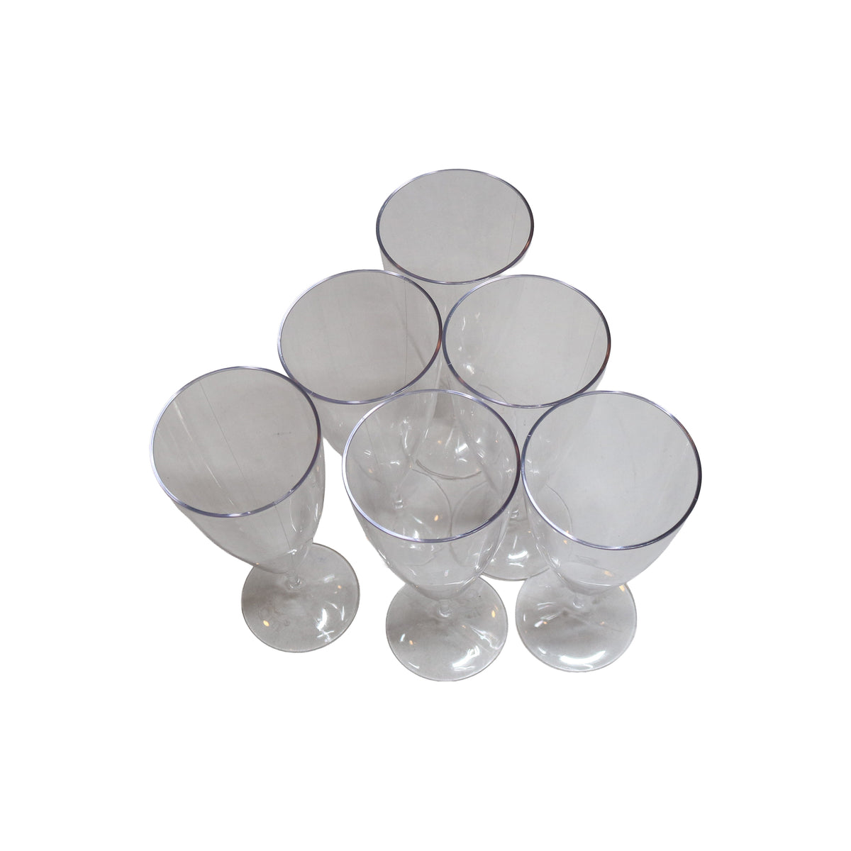 Plastic Champagne Flute Glass, image 2