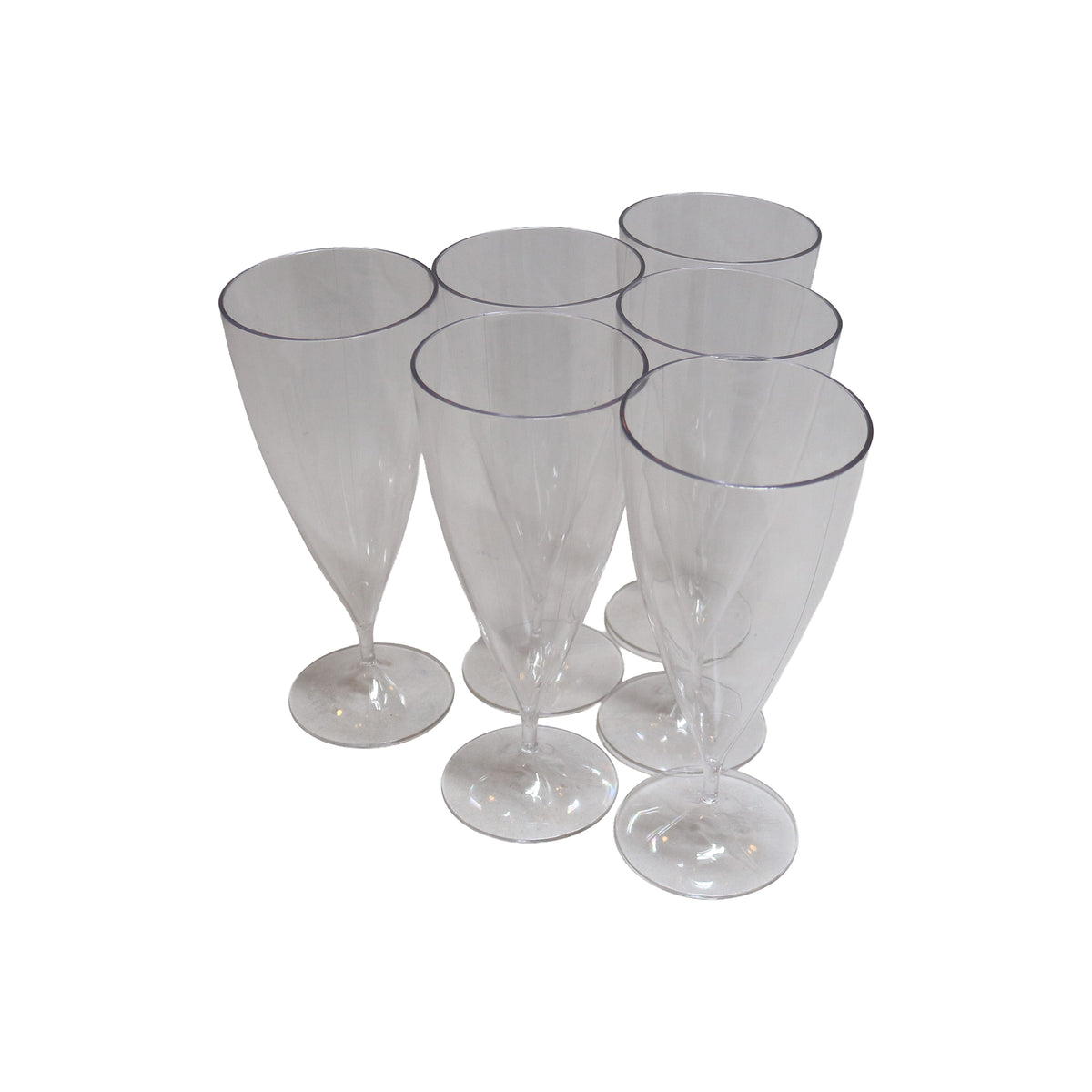 Plastic Champagne Flute Glass, image 3