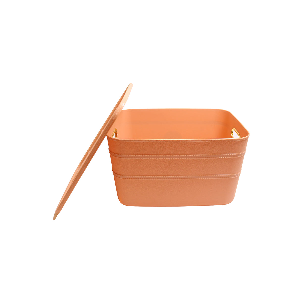 Plastic Storage Box Medium with Lid, image 1