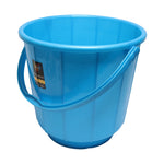 Plastic Water Bucket with Ribbed Design, image 2