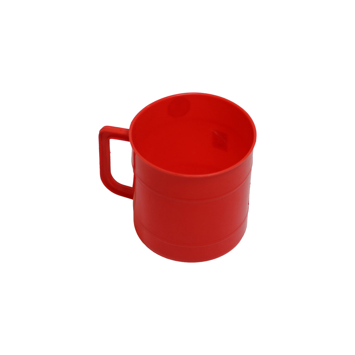Red Plastic Mug with Veer Print, image 2
