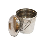 Stainless Steel Bucket with Domed Lid, image 2