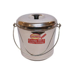 Stainless Steel Bucket with Domed Lid, image 1