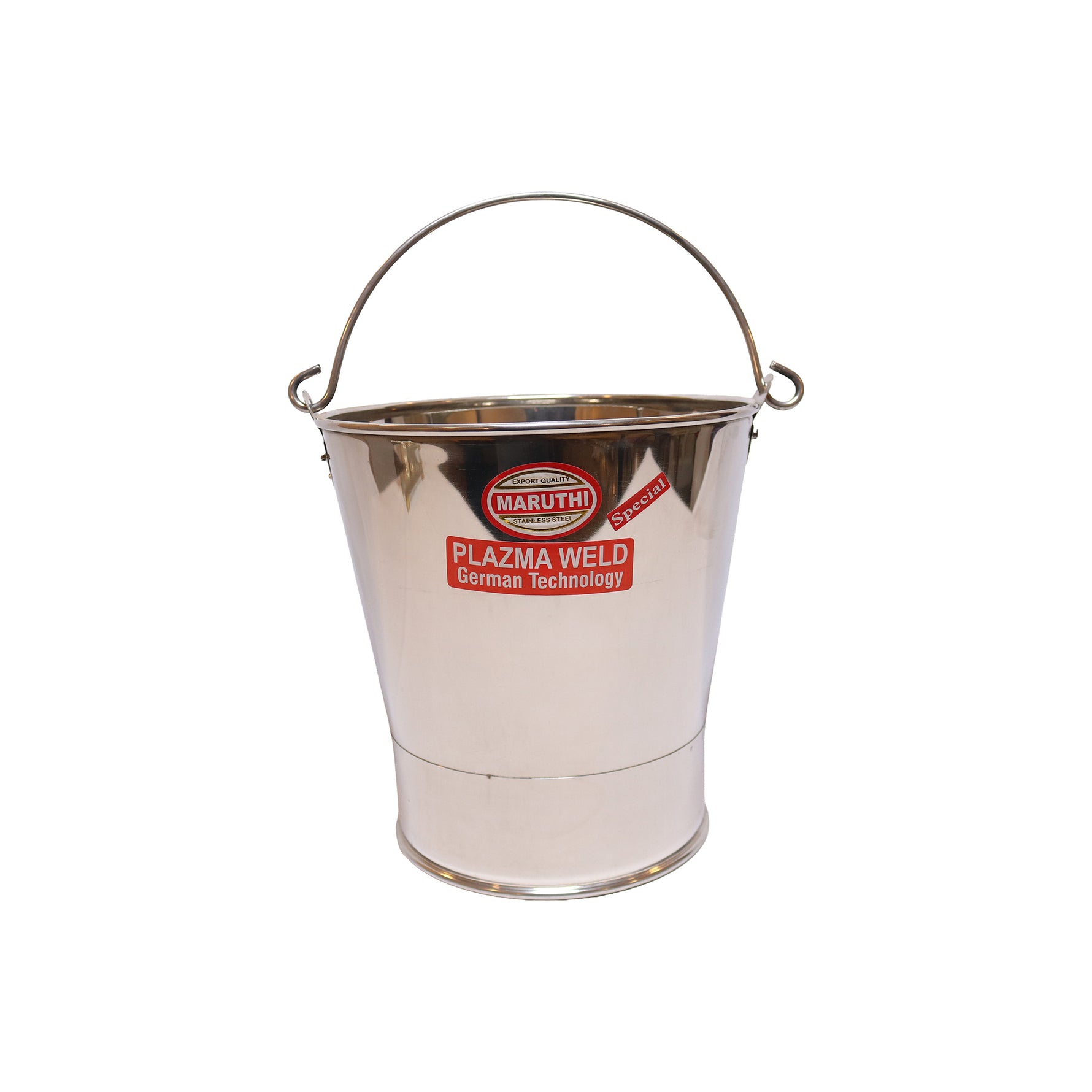 Stainless Steel Bucket with Wire Handle, image 2