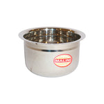 Stainless Steel Cooking Pot with Flared Rim, image 1
