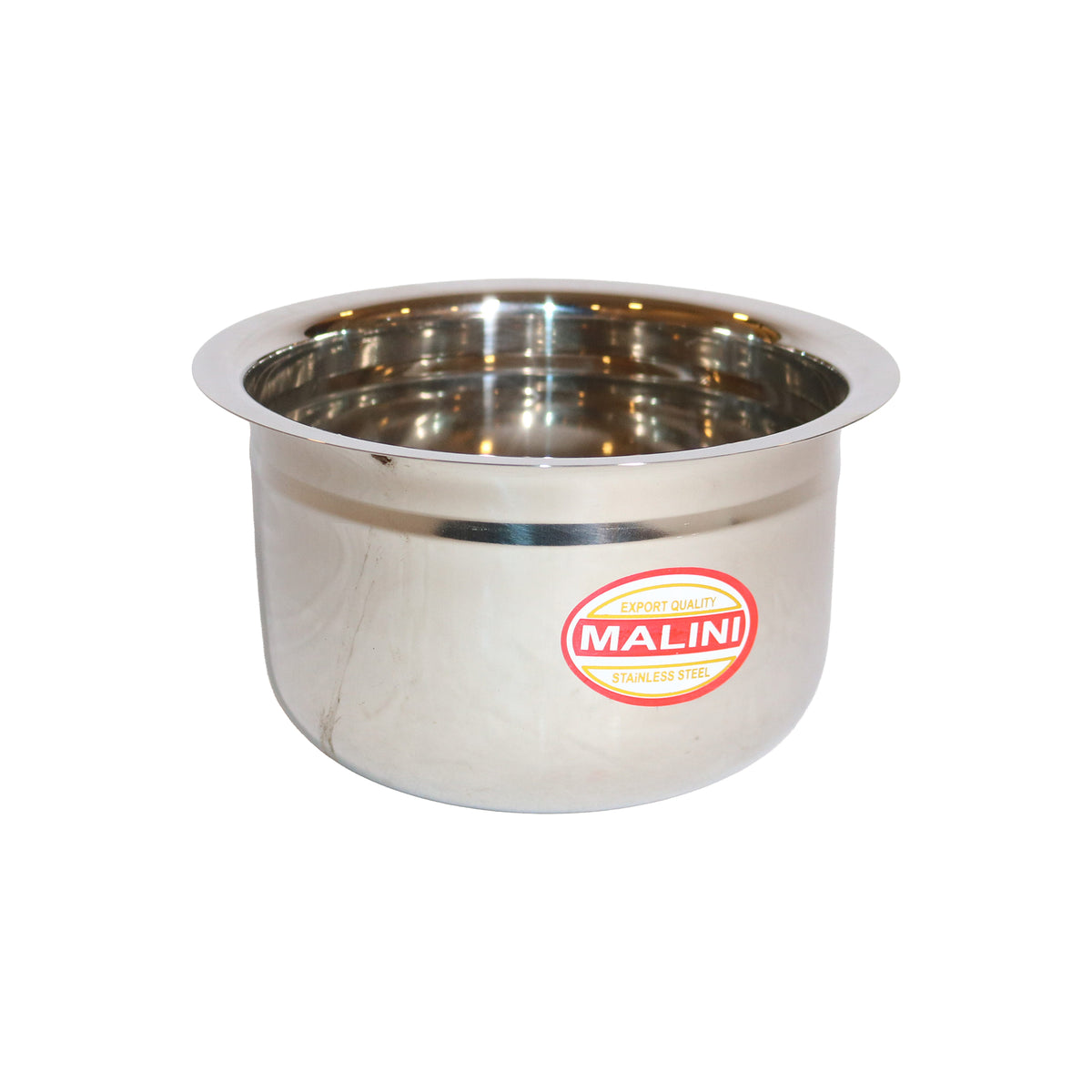 Stainless Steel Cooking Pot with Flared Rim, image 1
