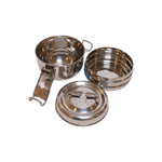 Stainless Steel Cylindrical Lunch Carrier, image 2