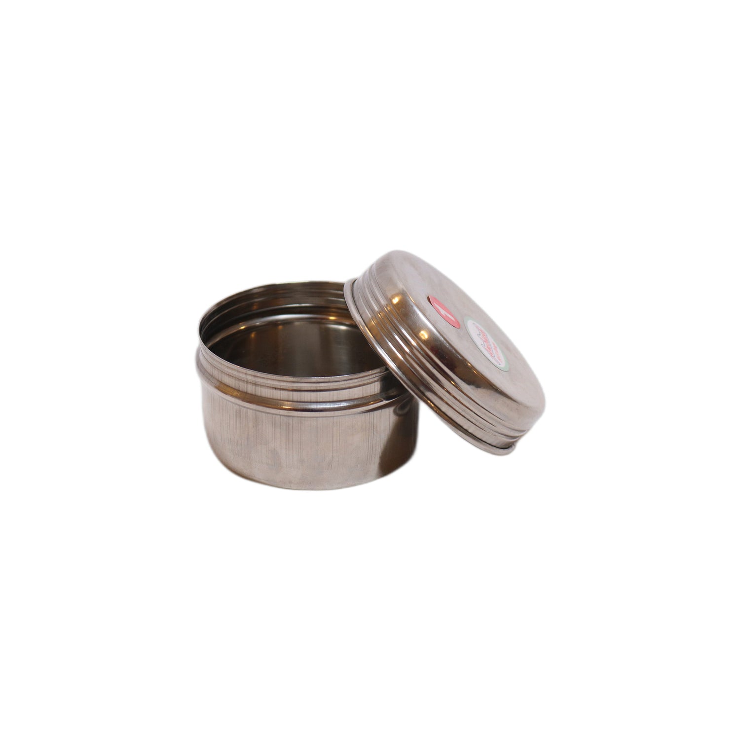 Stainless Steel Cylindrical Lunch Dabba, image 2