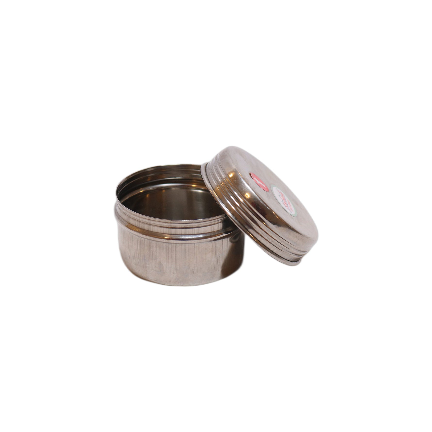 Stainless Steel Cylindrical Lunch Dabba, image 2