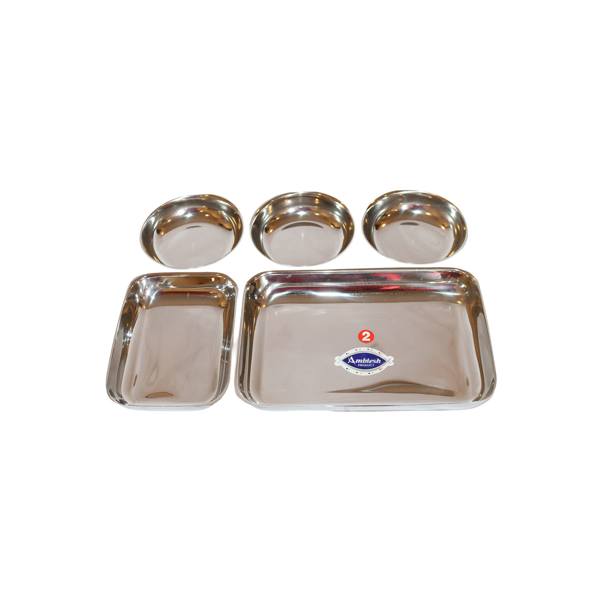 Stainless Steel Dinner Set, image 3