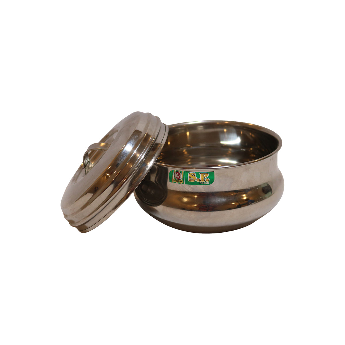 Stainless Steel Dish with Domed Lid, image 1